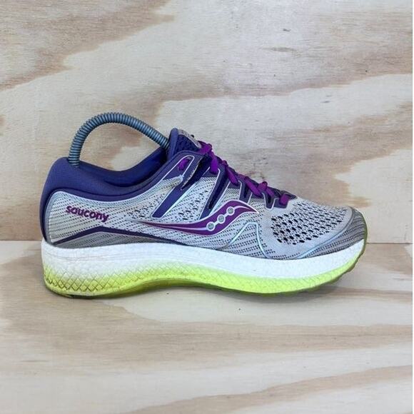 Saucony - Triumph 150 - Running Shoes - Gray/Purple - Women's - 8.5 - S10462-3 - Picture 5 of 9